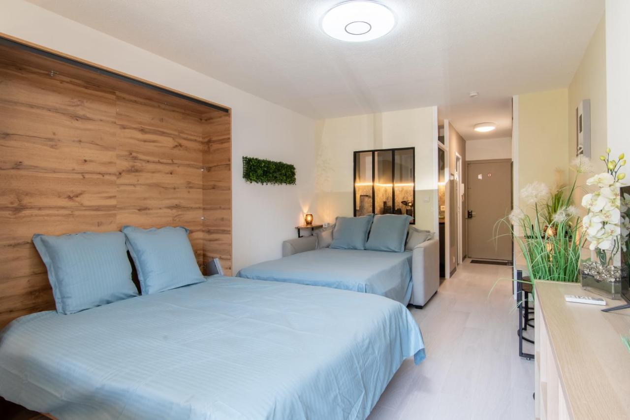 Apartamento Les Flamants Roses - Studio Avec Balcon Nimes Exterior foto